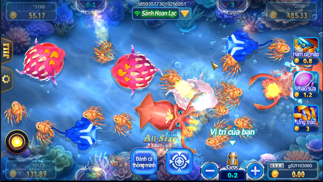 Điểm nổi bật của sảnh bắn cá 888B